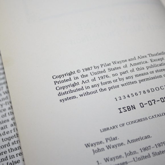 🤠 John Wayne: My Life with the Duke · Vintage Hardcover (bc) - Picture 4 of 7